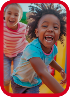 Kids having fun